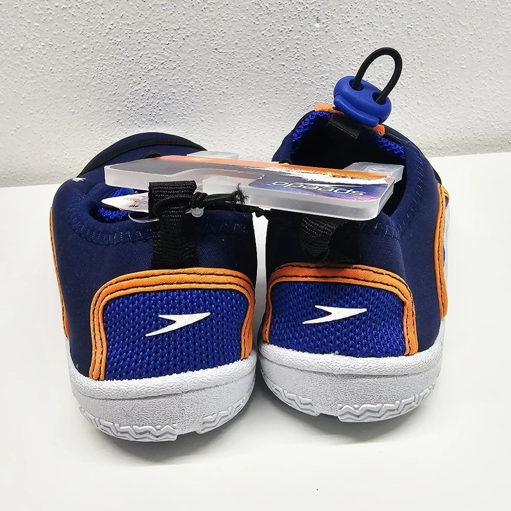 Speedo Junior Surfwalker Shoes - Black/Orange/Blue M